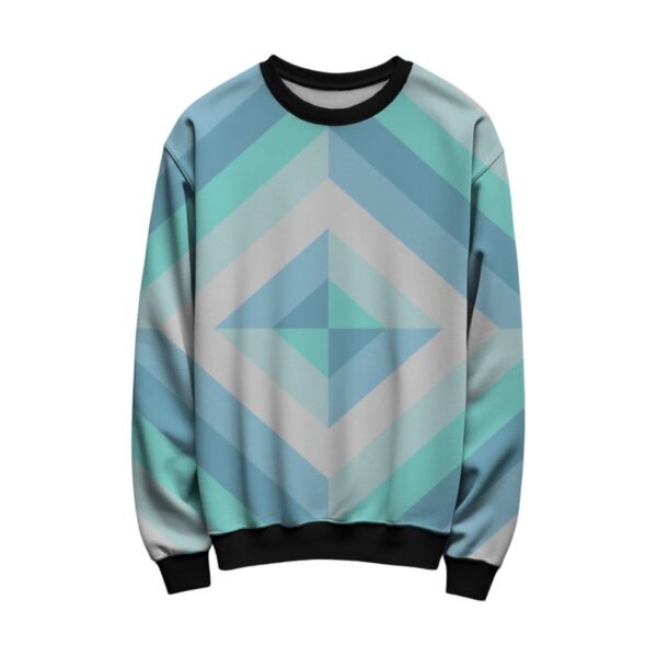 Winter Mint Pyramid Kids Sweat Shirt