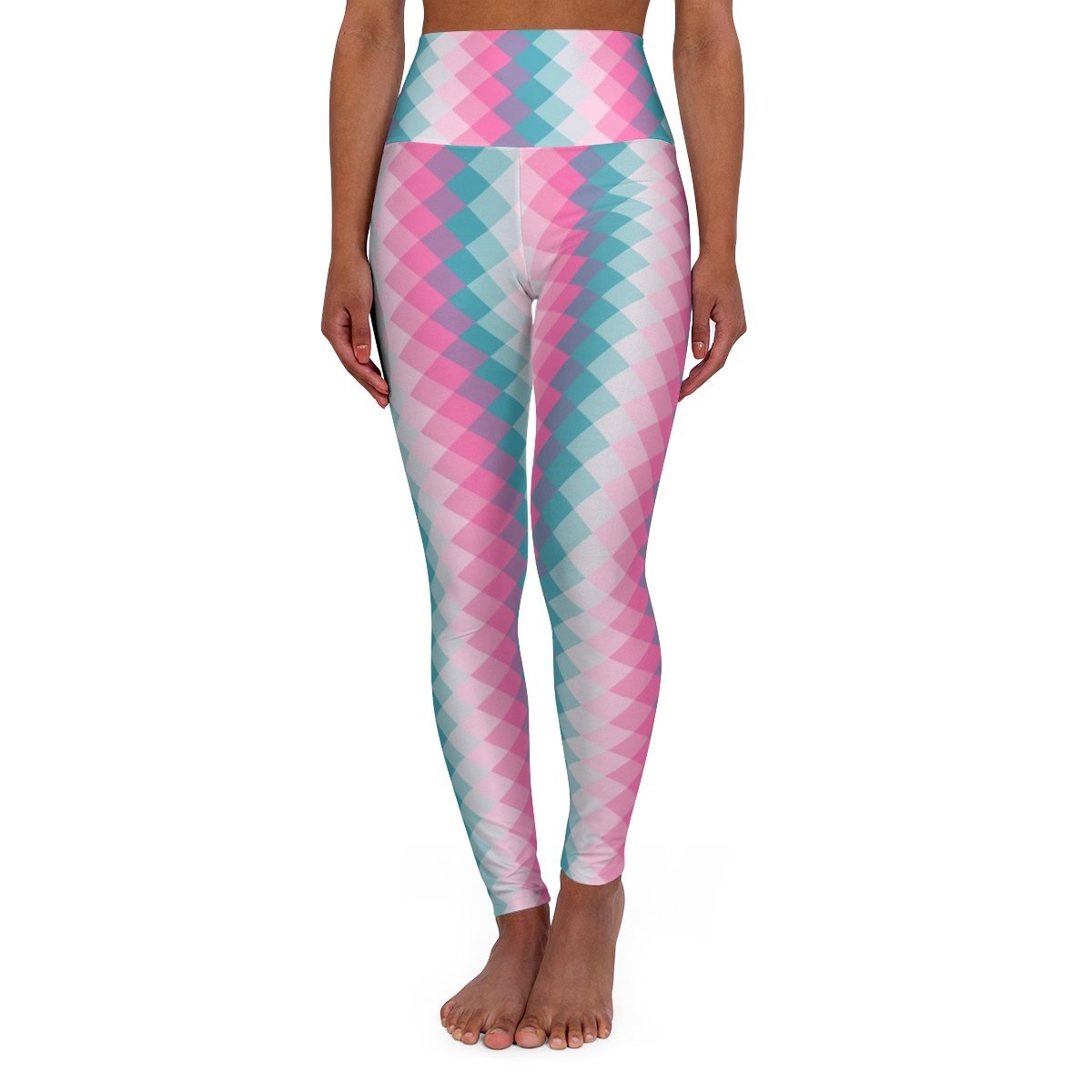 Ocean Meets Rose GT Gym Leggings - Image 1