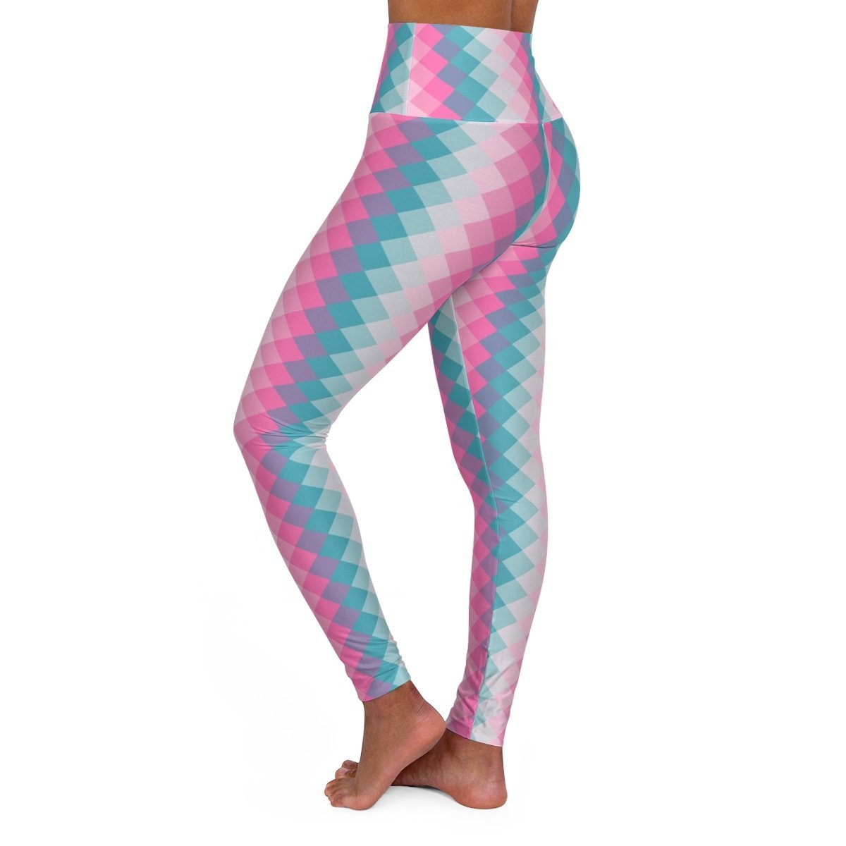 Ocean Meets Rose GT Gym Leggings - Image 4