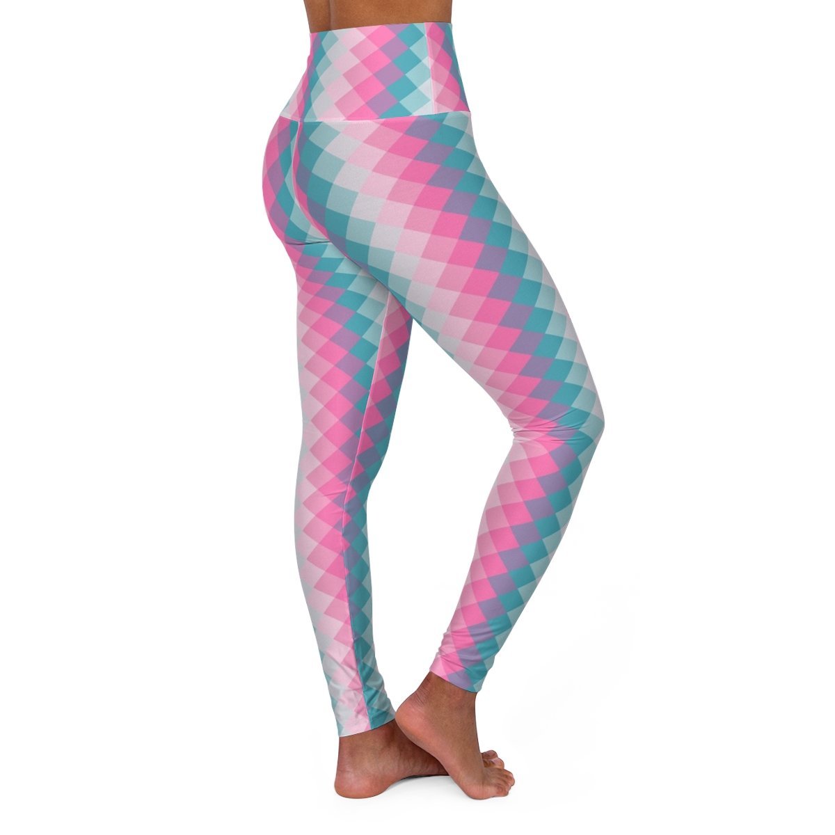 Ocean Meets Rose GT Gym Leggings - Image 3