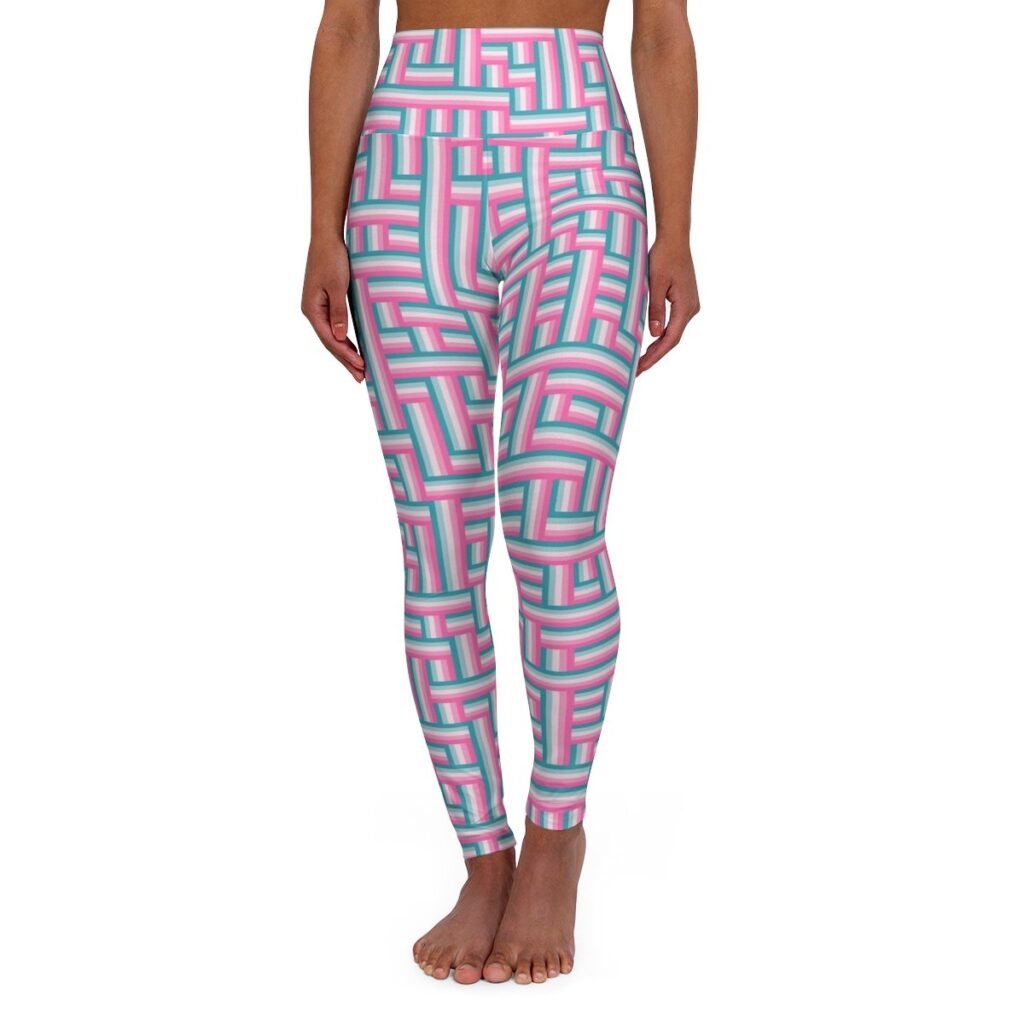 Ocean Meets Rose LGRG Gym Leggings