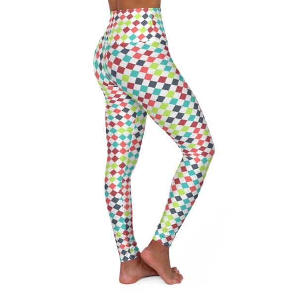 Cheer Up Harlequin Gym Leggings - Image 2