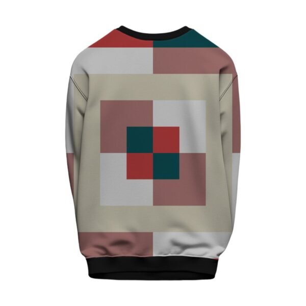 Teal Crumble QS Kids Sweat Shirt - Image 2