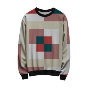 Teal Crumble QS Kids Sweat Shirt