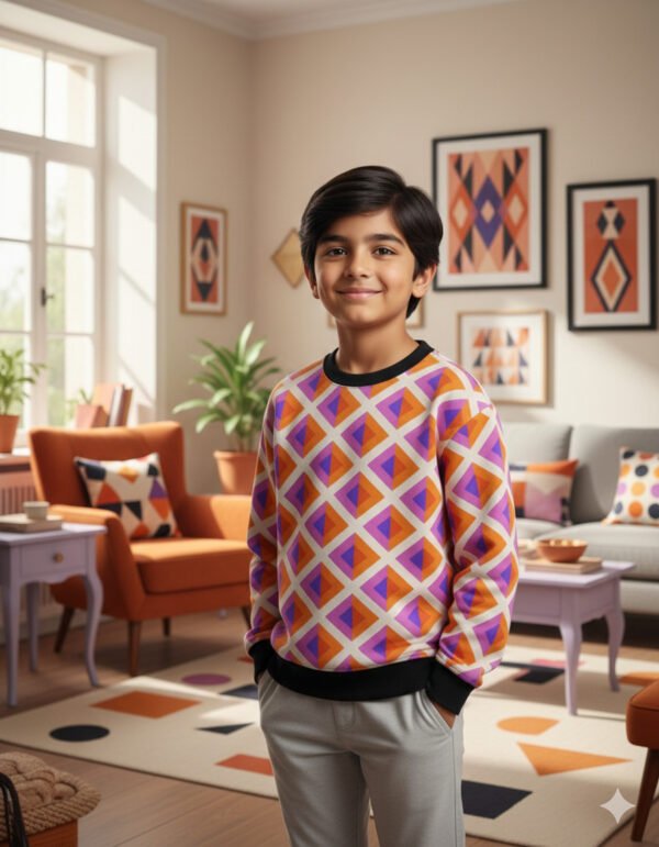 Sunset Carnival DAG Kids Sweat Shirt - Image 5