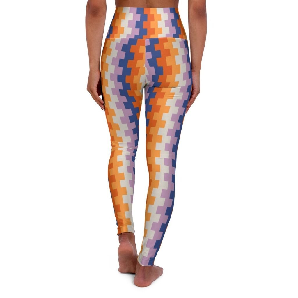 Sunset Library Ripple Block Gym Leggings
