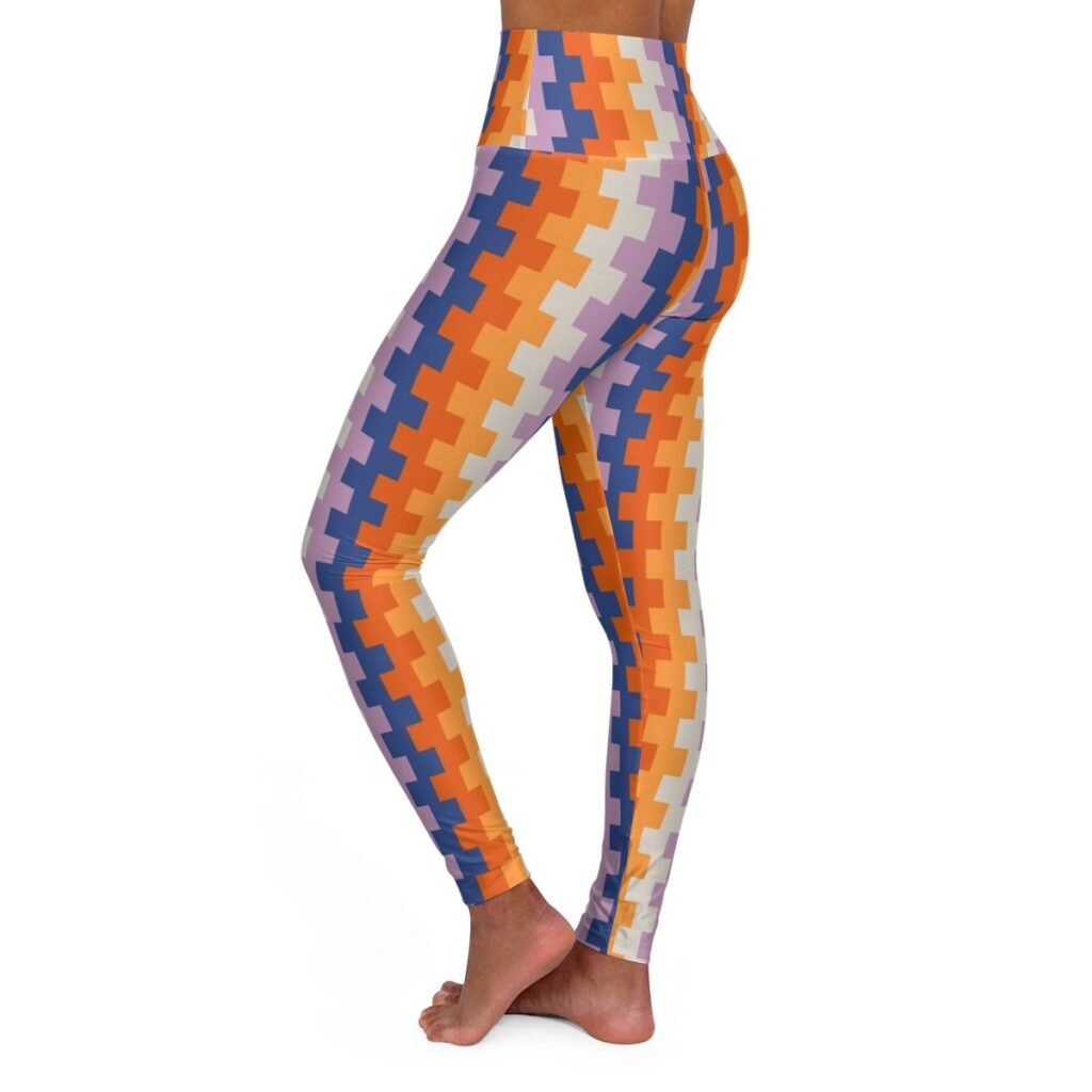Sunset Library Ripple Block Gym Leggings