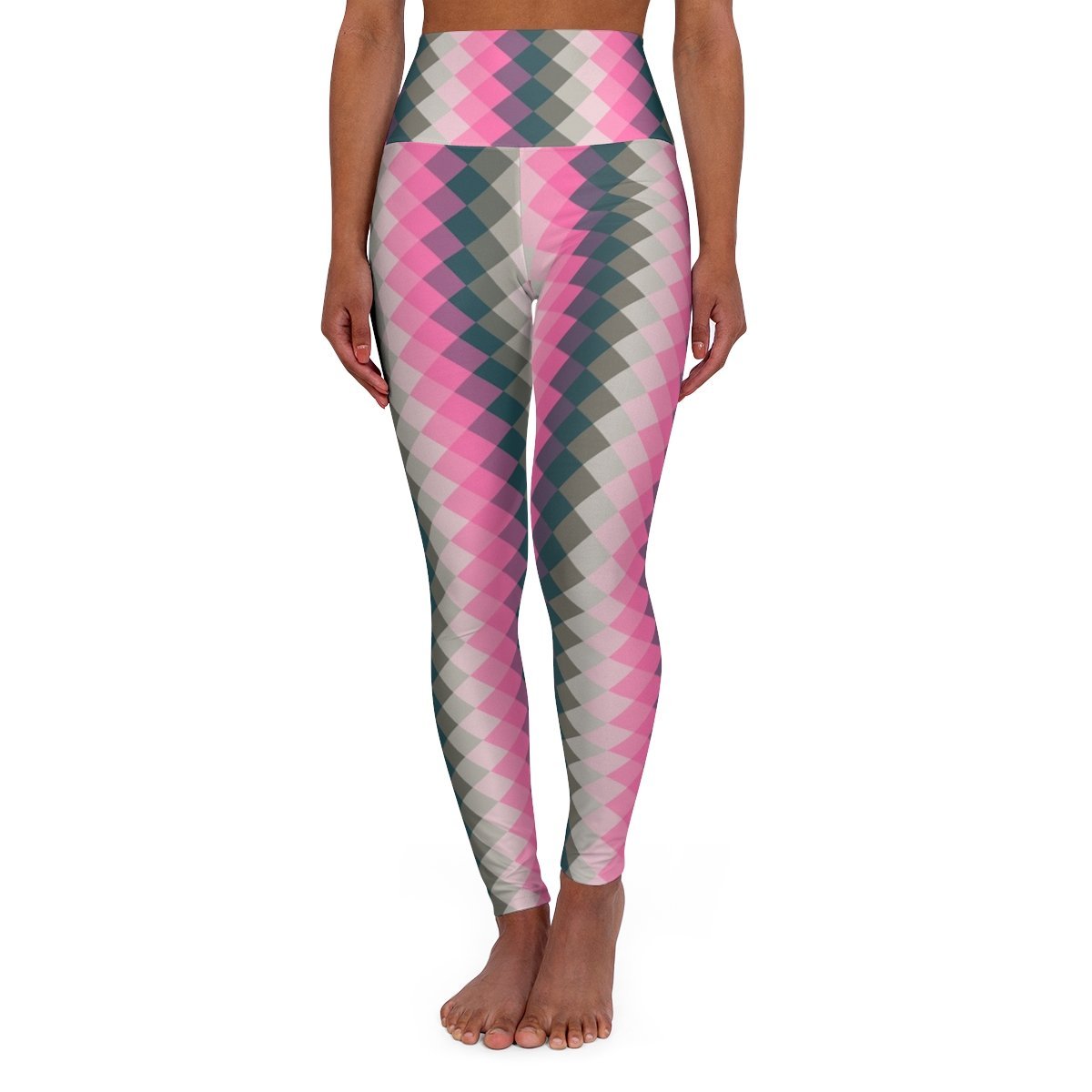 Vintage Rose GT Gym Leggings - Image 1