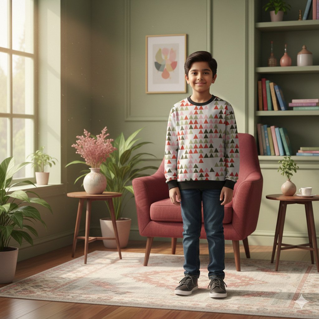 Dried Roses PT Kids Sweat Shirt - Image 1