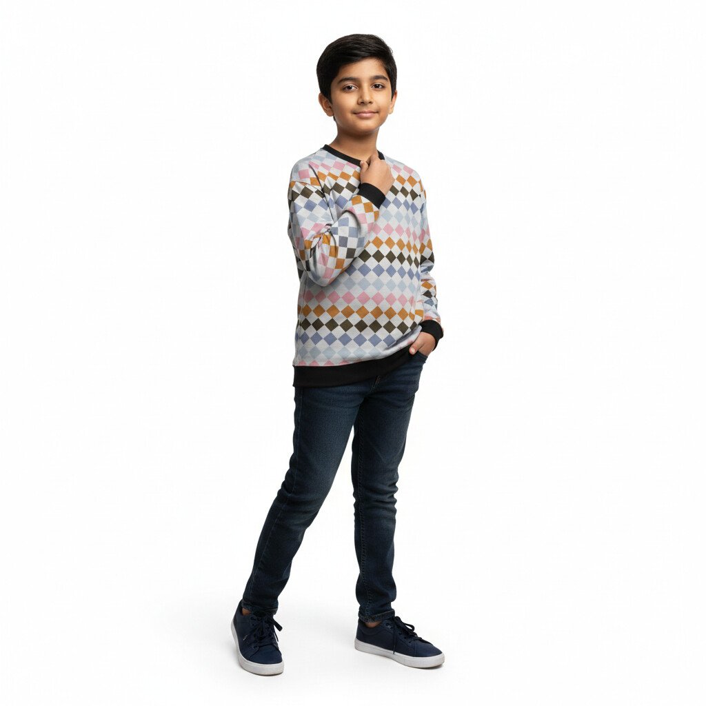 Warm Scarf PDR Kids Sweat Shirt