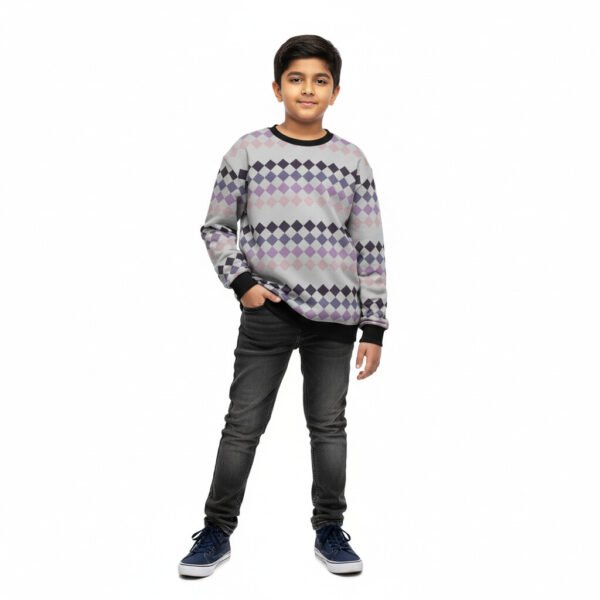 Winter Sunset PDR Kids Sweat Shirt - Image 1