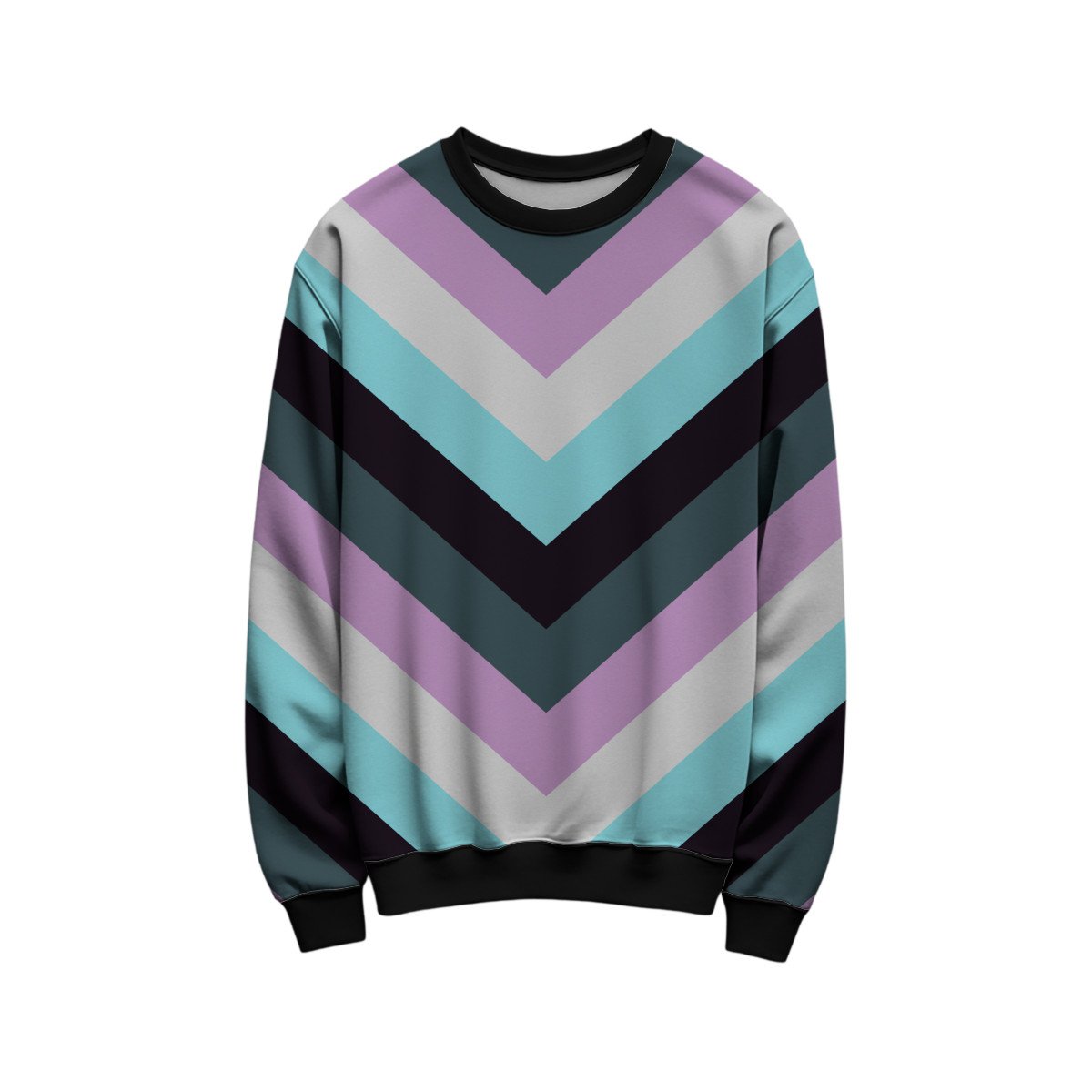 Bright Horizon Chevron Kids Sweat Shirt - Image 1