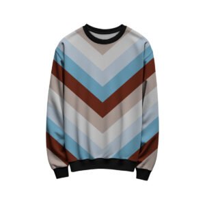 Cinnamon Ice Chevron Kids Sweat Shirt