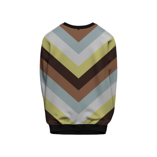 Cozy Cabin Chevron Kids Sweat Shirt - Image 2