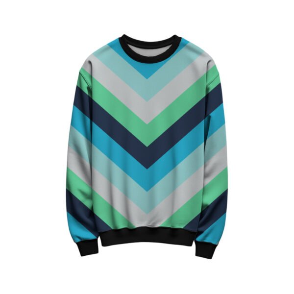 Electric Night Chevron Kids Sweat Shirt