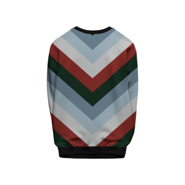 Forest Berries Chevron Kids Sweat Shirt - Image 2