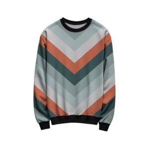 Fox in the Snow Chevron Kids Sweat Shirt