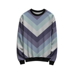 Frosted Lavender Chevron Kids Sweat Shirt