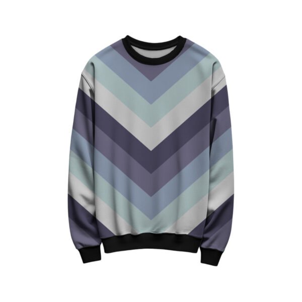 Frosted Lavender Chevron Kids Sweat Shirt