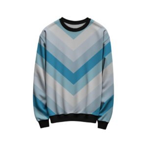 Frosty Morning Chevron Kids Sweat Shirt