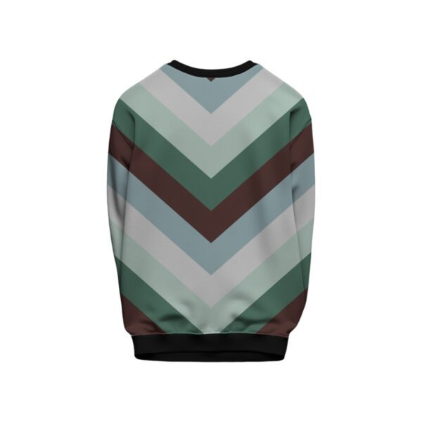 Misty Woods Chevron Kids Sweat Shirt - Image 2