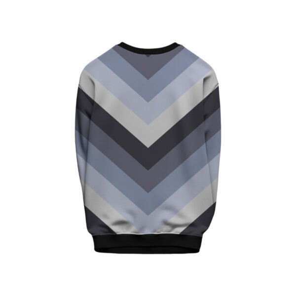 Mountain Mist Chevron Kids Sweat Shirt - Image 2