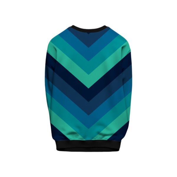 Northern Lights Chevron Kids Sweat Shirt - Image 2
