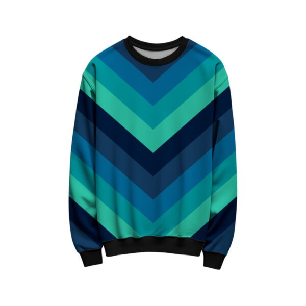 Northern Lights Chevron Kids Sweat Shirt