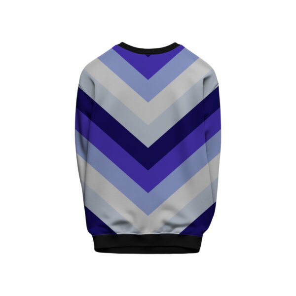 Polar Night Chevron Kids Sweat Shirt - Image 2