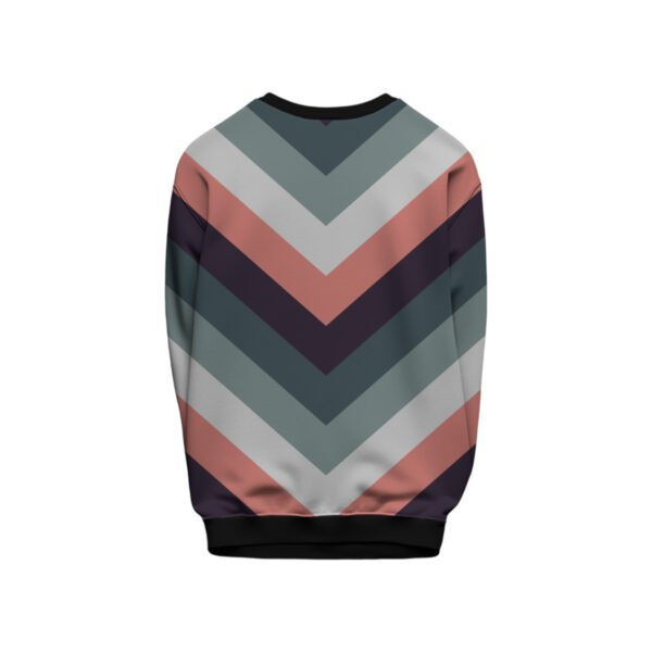 Rosy Cheeks Chevron Kids Sweat Shirt - Image 2