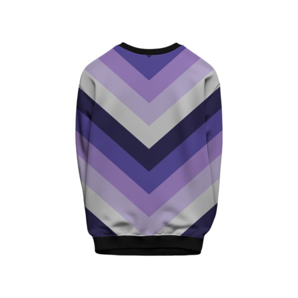 Royal Velvet Chevron Kids Sweat Shirt - Image 2