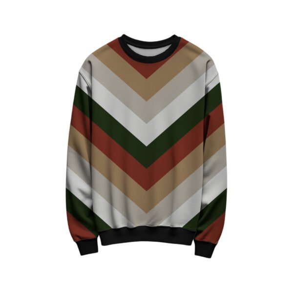 Warm Fireplace Chevron Kids Sweat Shirt