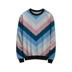 Winter Blossom Chevron Kids Sweat Shirt