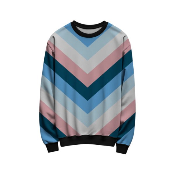 Winter Blossom Chevron Kids Sweat Shirt