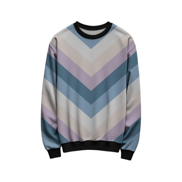 Winter Dawn Chevron Kids Sweat Shirt