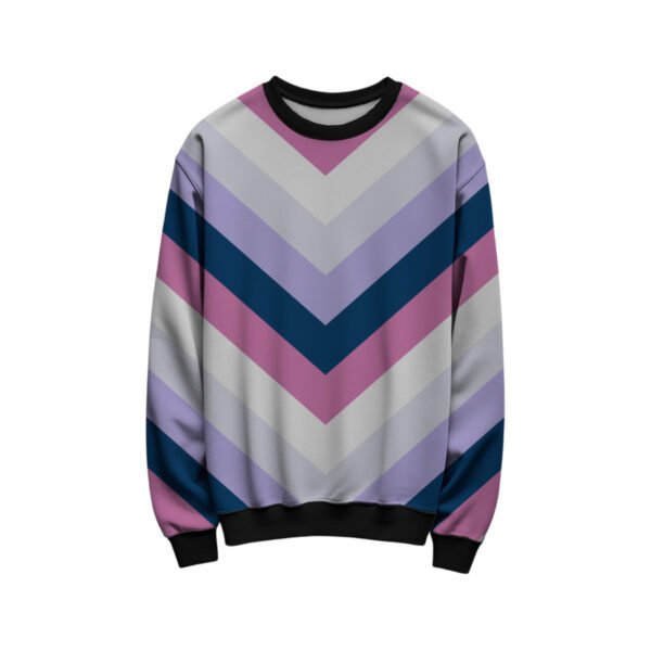Winter Dusk Chevron Kids Sweat Shirt