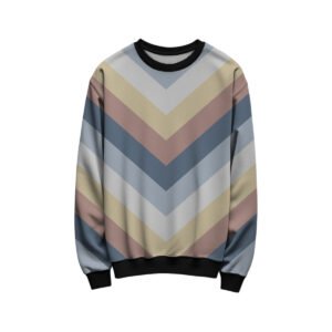 Winter Sunrise Chevron Kids Sweat Shirt