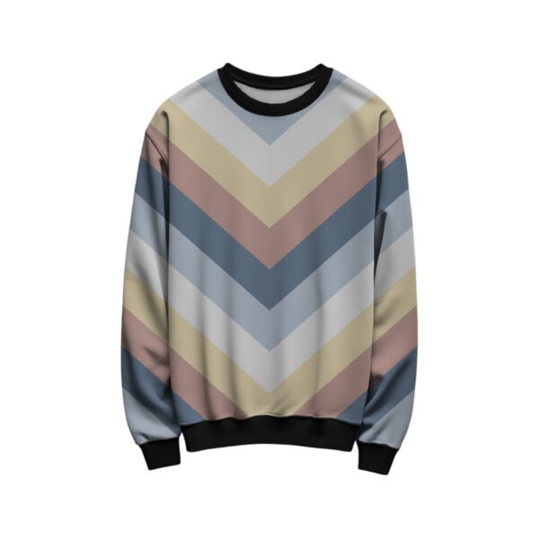 Winter Sunrise Chevron Kids Sweat Shirt