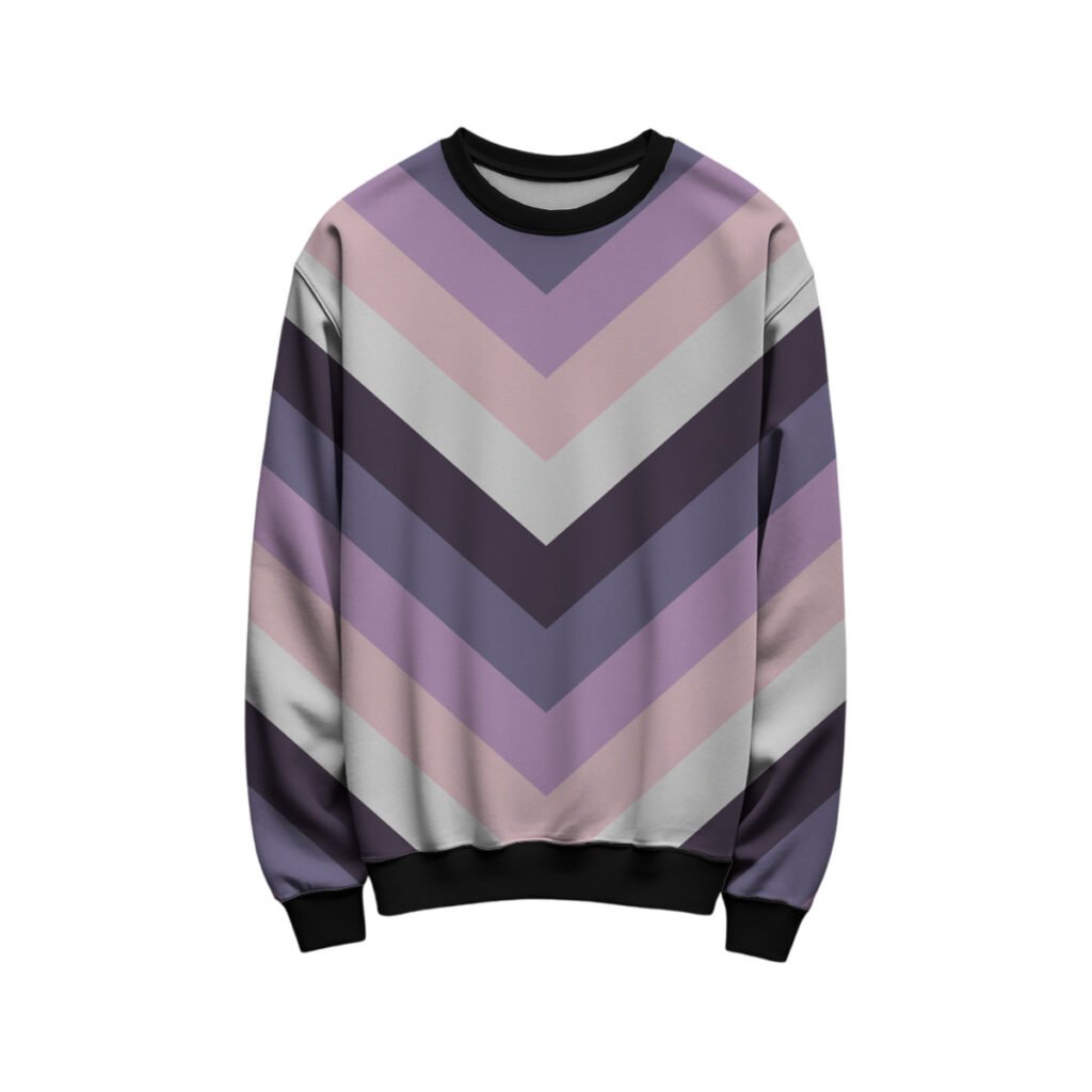 Winter Sunset Chevron Kids Sweat Shirt