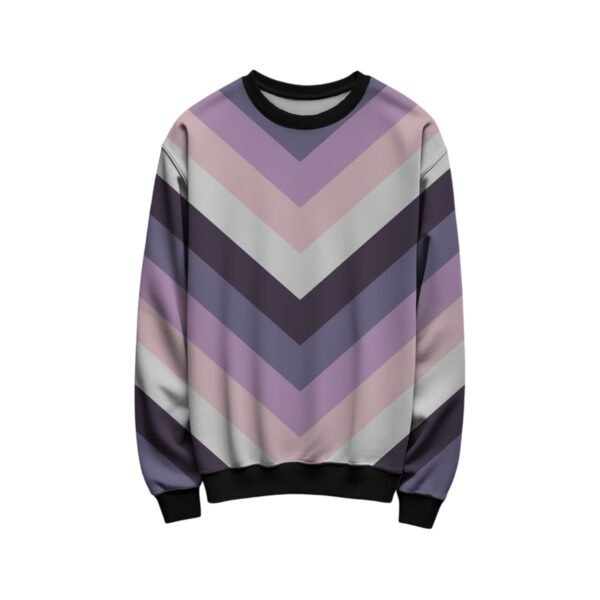 Winter Sunset Chevron Kids Sweat Shirt