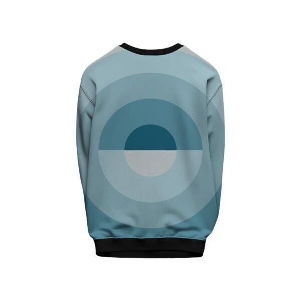 Arctic Ocean Orbit Kids Sweat Shirt - Image 2