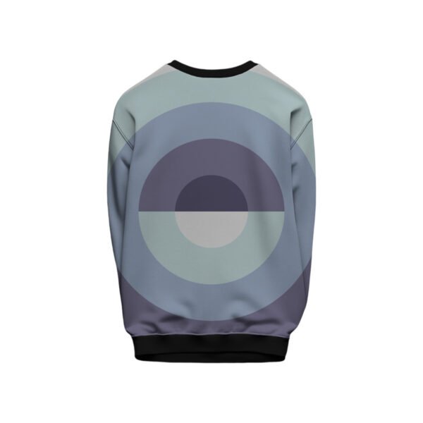 Frosted Lavender Orbit Kids Sweat Shirt - Image 2