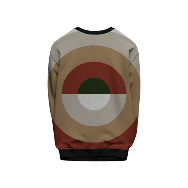 Warm Fireplace Orbit Kids Sweat Shirt - Image 2