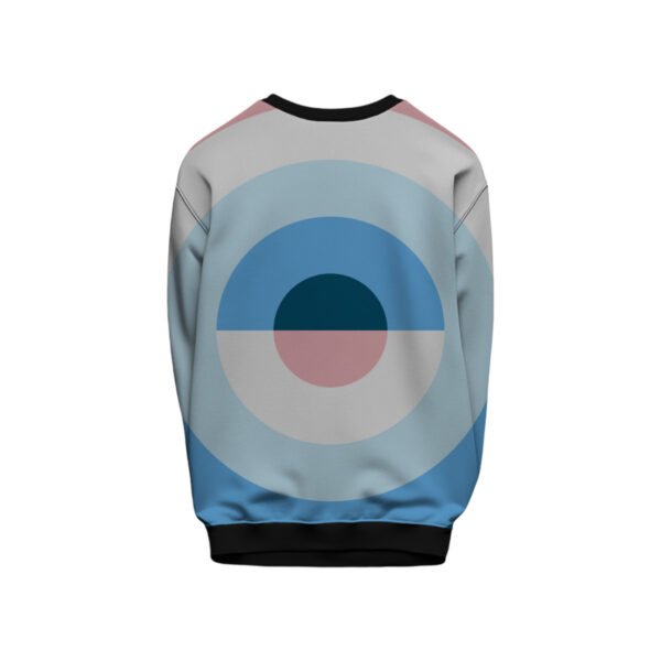 Winter Blossom Orbit Kids Sweat Shirt - Image 2