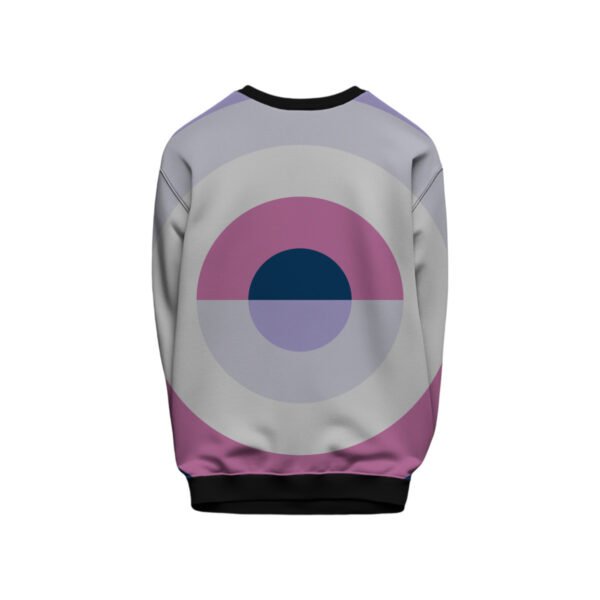 Winter Dusk Orbit Kids Sweat Shirt - Image 2