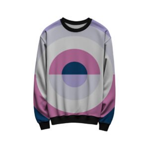 Winter Dusk Orbit Kids Sweat Shirt