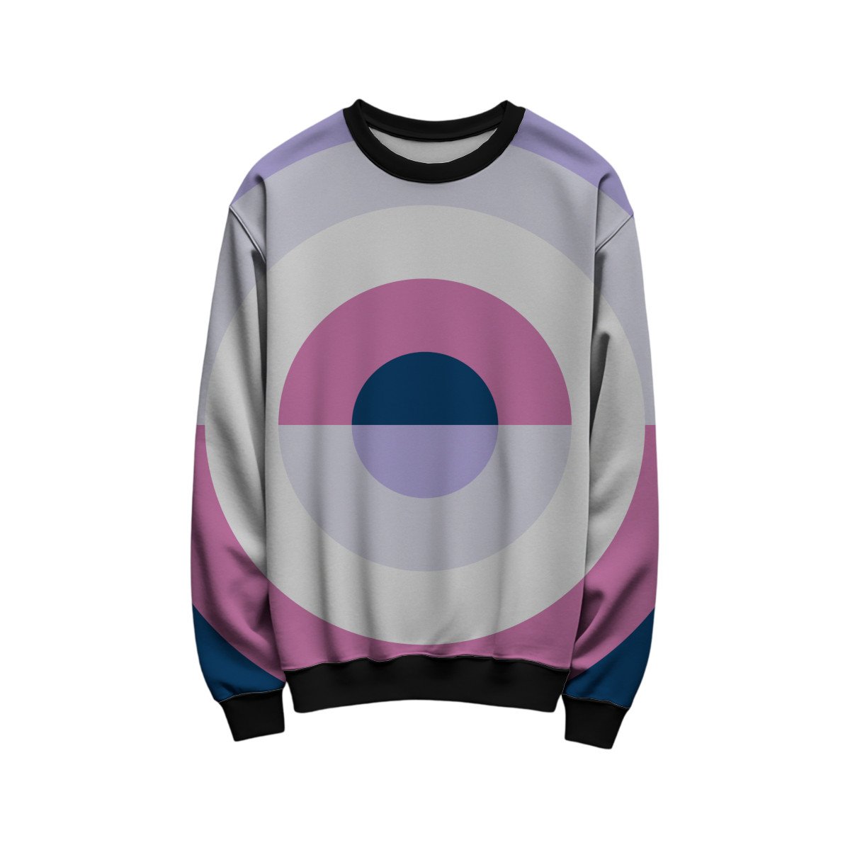 Winter Dusk Orbit Kids Sweat Shirt - Image 1