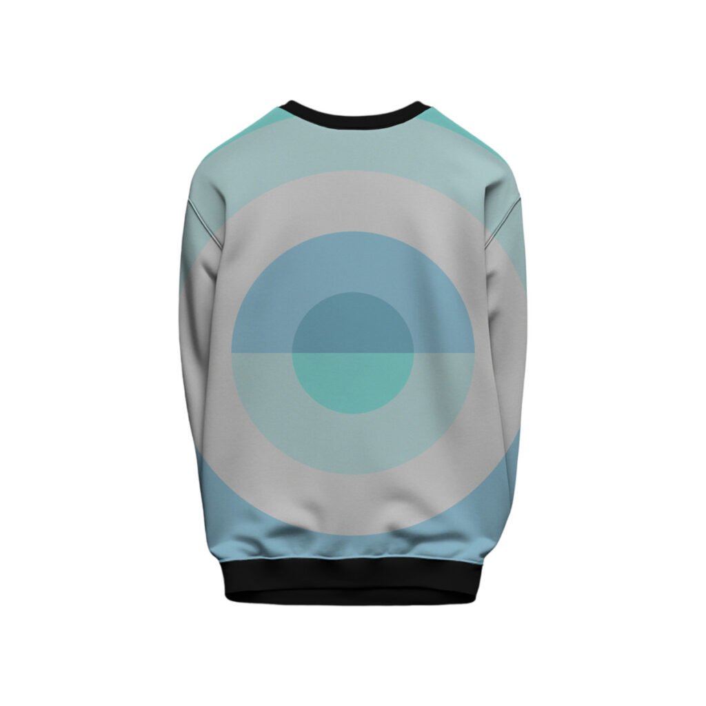Winter Mint Orbit Kids Sweat Shirt