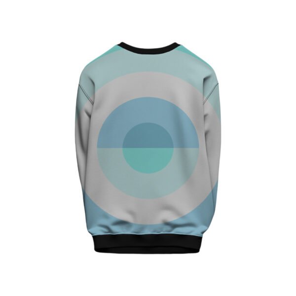 Winter Mint Orbit Kids Sweat Shirt - Image 2
