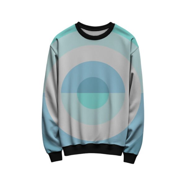 Winter Mint Orbit Kids Sweat Shirt